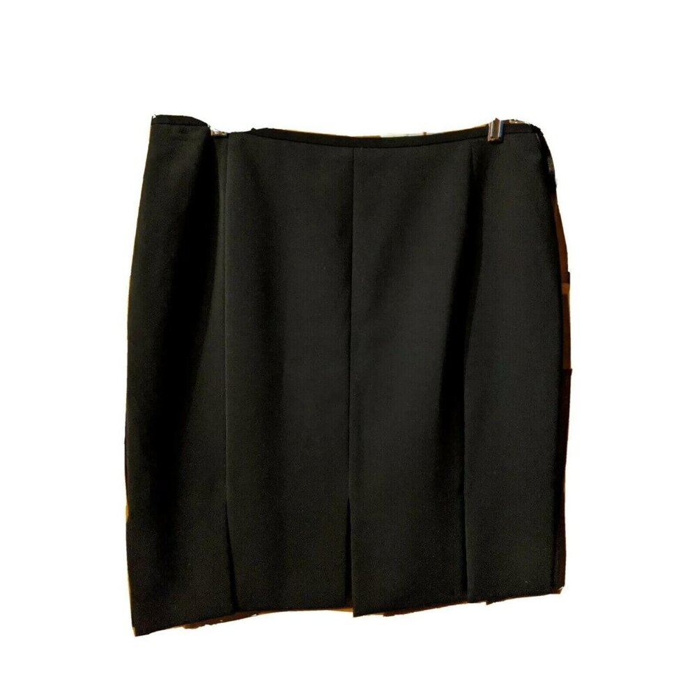 Liz Claiborne Suits Straight Skirt ONLY Size 16 Black Modest Womens Lined